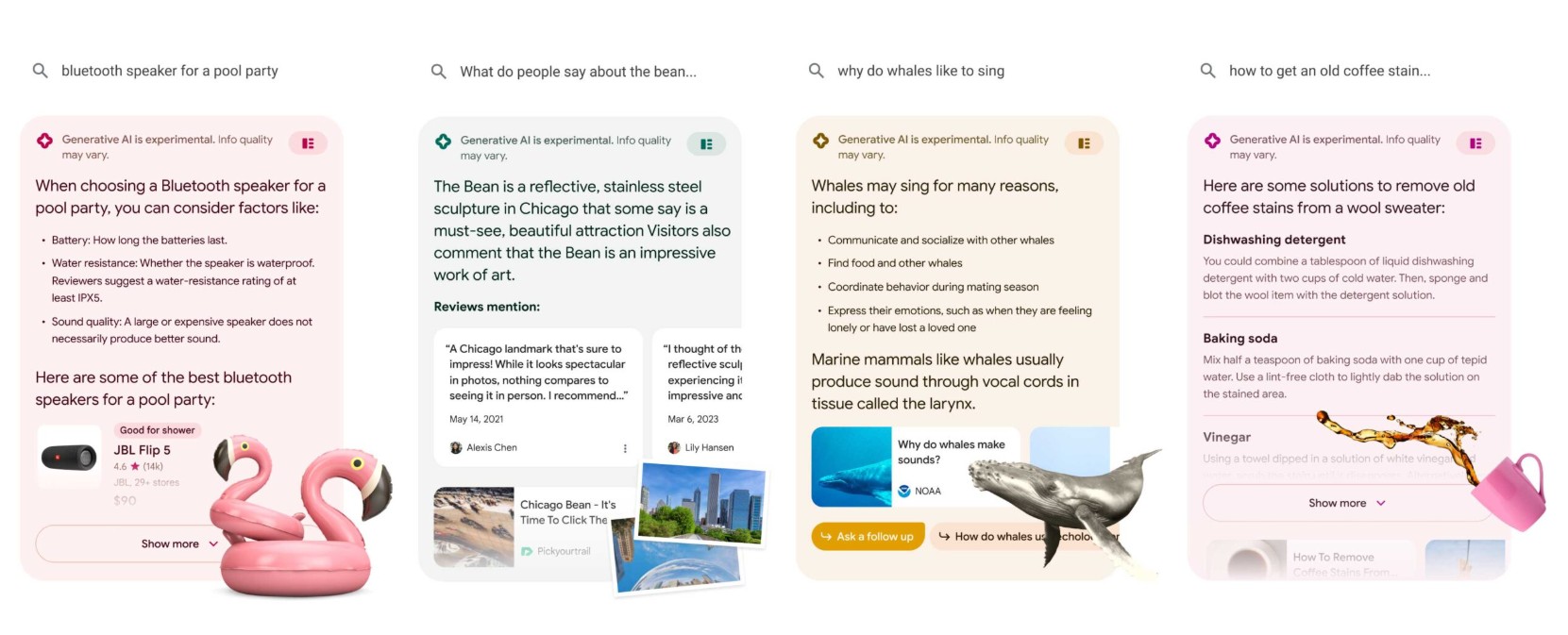 exemples de r&eacute;ponses google sge